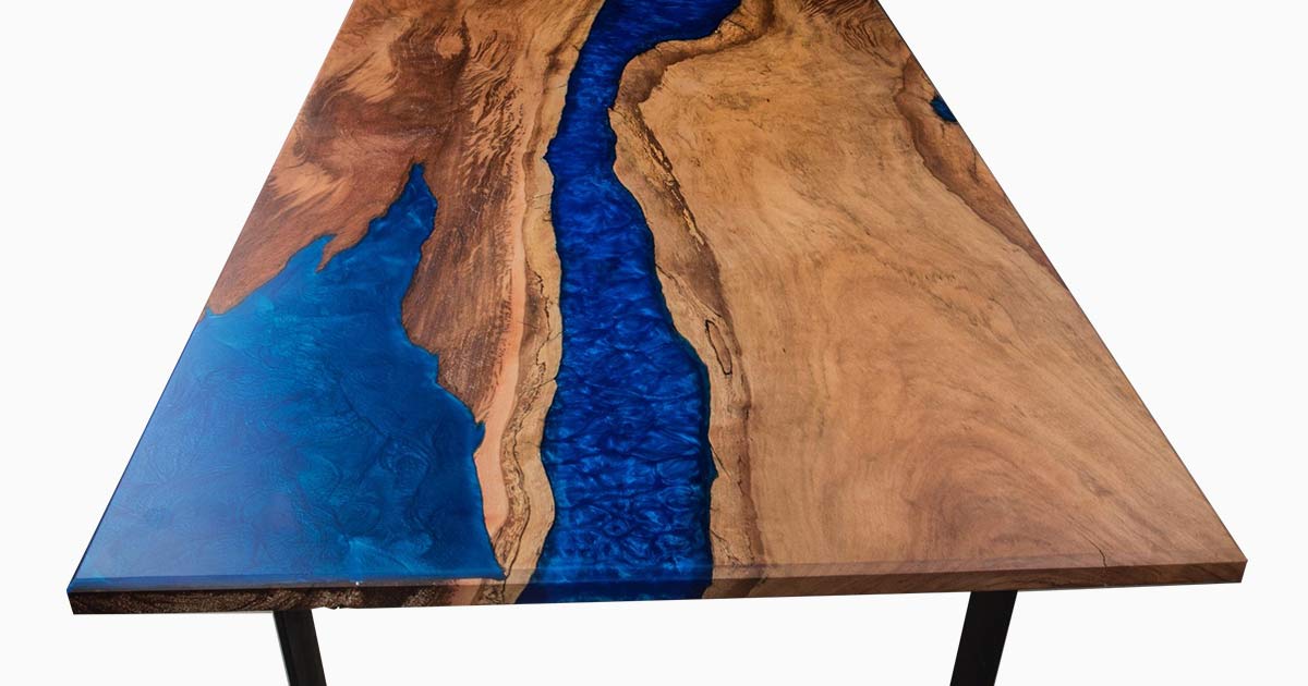 How to make a river table using Liquid Glass Deep Pour Casting Resin -  Norglass Paints and Speciality Finishes